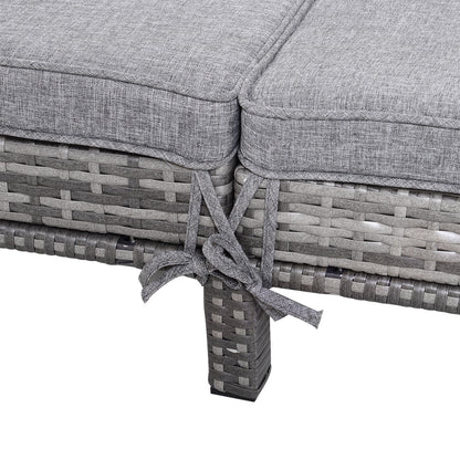Nancy's Annie Rock Garden Dubbel Ligbed - Loungebed - Grijs