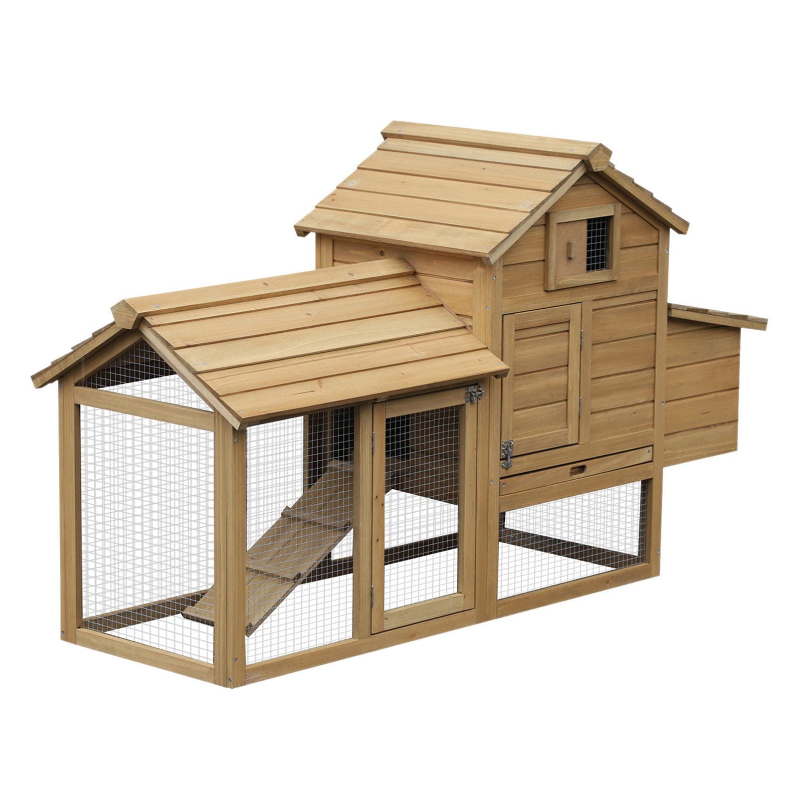 Nancy's Anoma Lea Hen House - Bruin - Firwood - 59,25 cm x 21,25 cm x 34,25 cm
