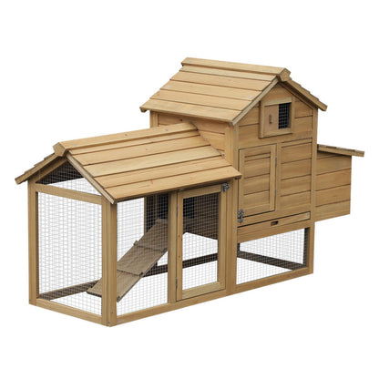 Nancy's Anoma Lea Hen House - Bruin - Firwood - 59,25 cm x 21,25 cm x 34,25 cm