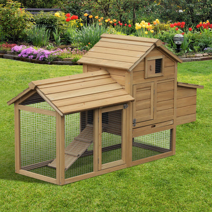 Nancy's Anoma Lea Hen House - Bruin - Firwood - 59,25 cm x 21,25 cm x 34,25 cm