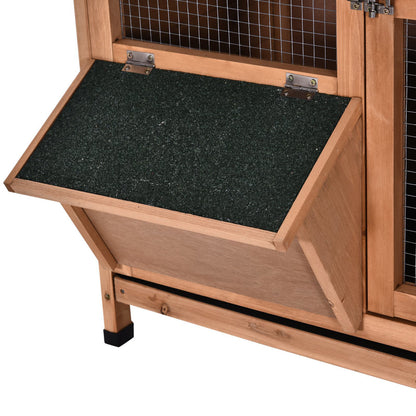 Nancy's Anson Konijnenkooi - Groen - Firwood, Metaal - 44,09 cm x 19,68 cm x 21,25 cm