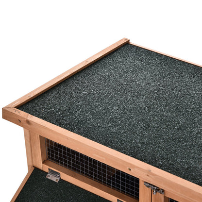 Nancy's Anson Konijnenkooi - Groen - Firwood, Metaal - 44,09 cm x 19,68 cm x 21,25 cm