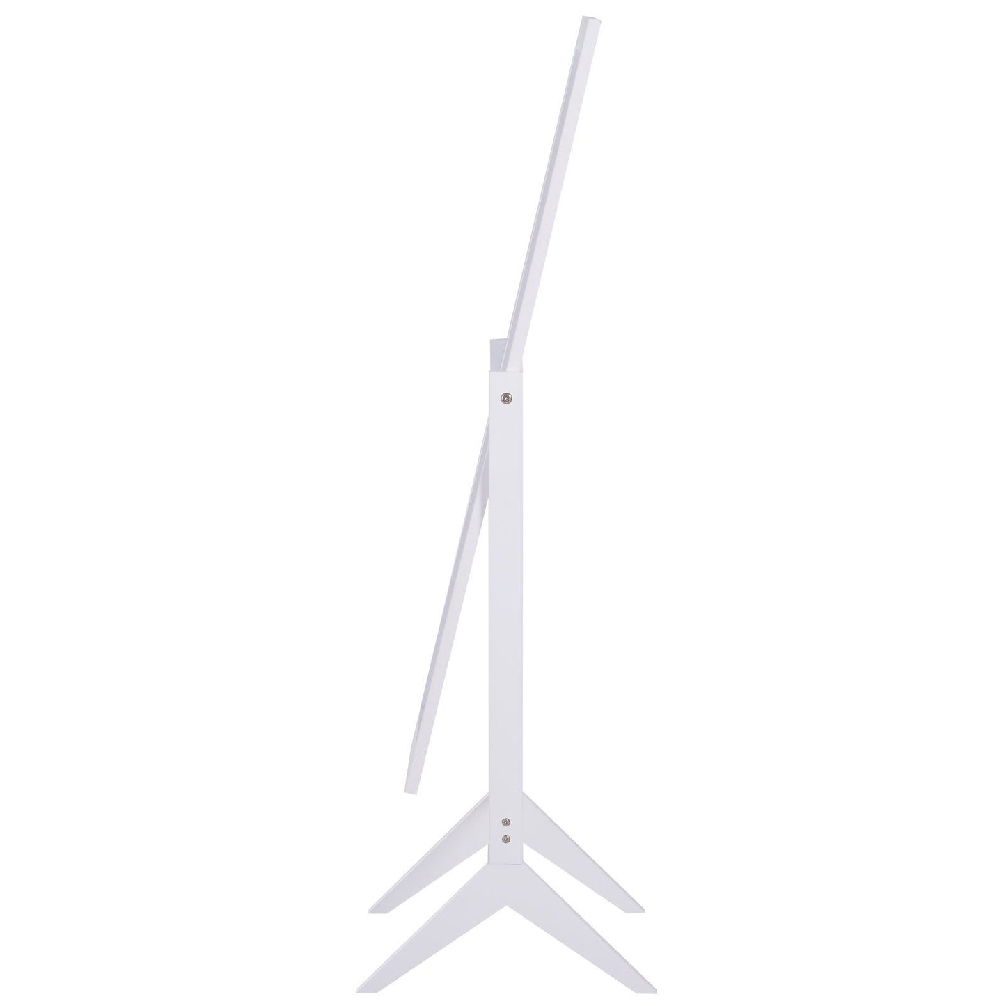 Nancy's Apps Marsh Full Length Mirror - Wit - Gefabriceerd hout, glas, spiegel - 18,5 cm x 18,11 cm x 58,26 cm