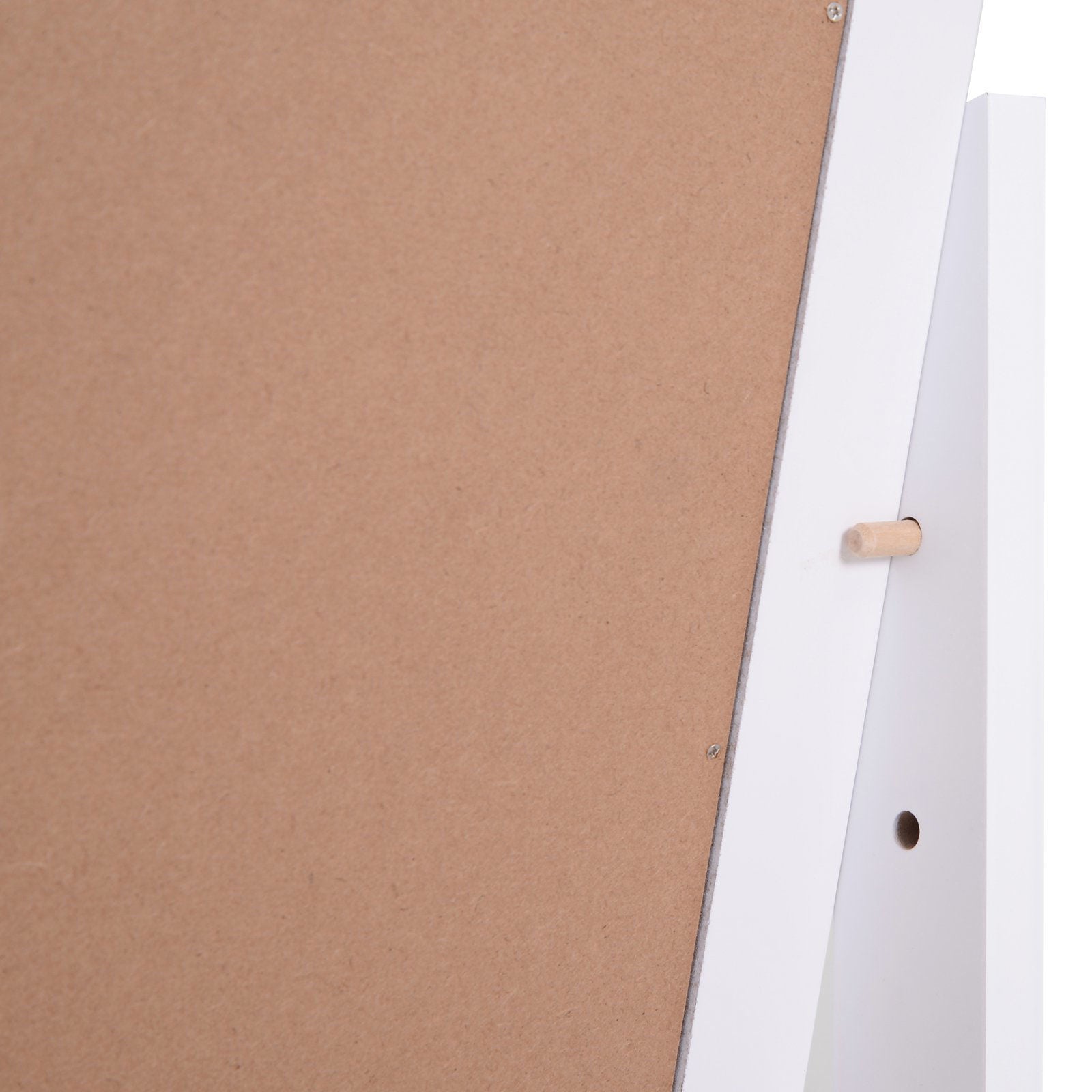 Nancy's Apps Marsh Full Length Mirror - Wit - Gefabriceerd hout, glas, spiegel - 18,5 cm x 18,11 cm x 58,26 cm