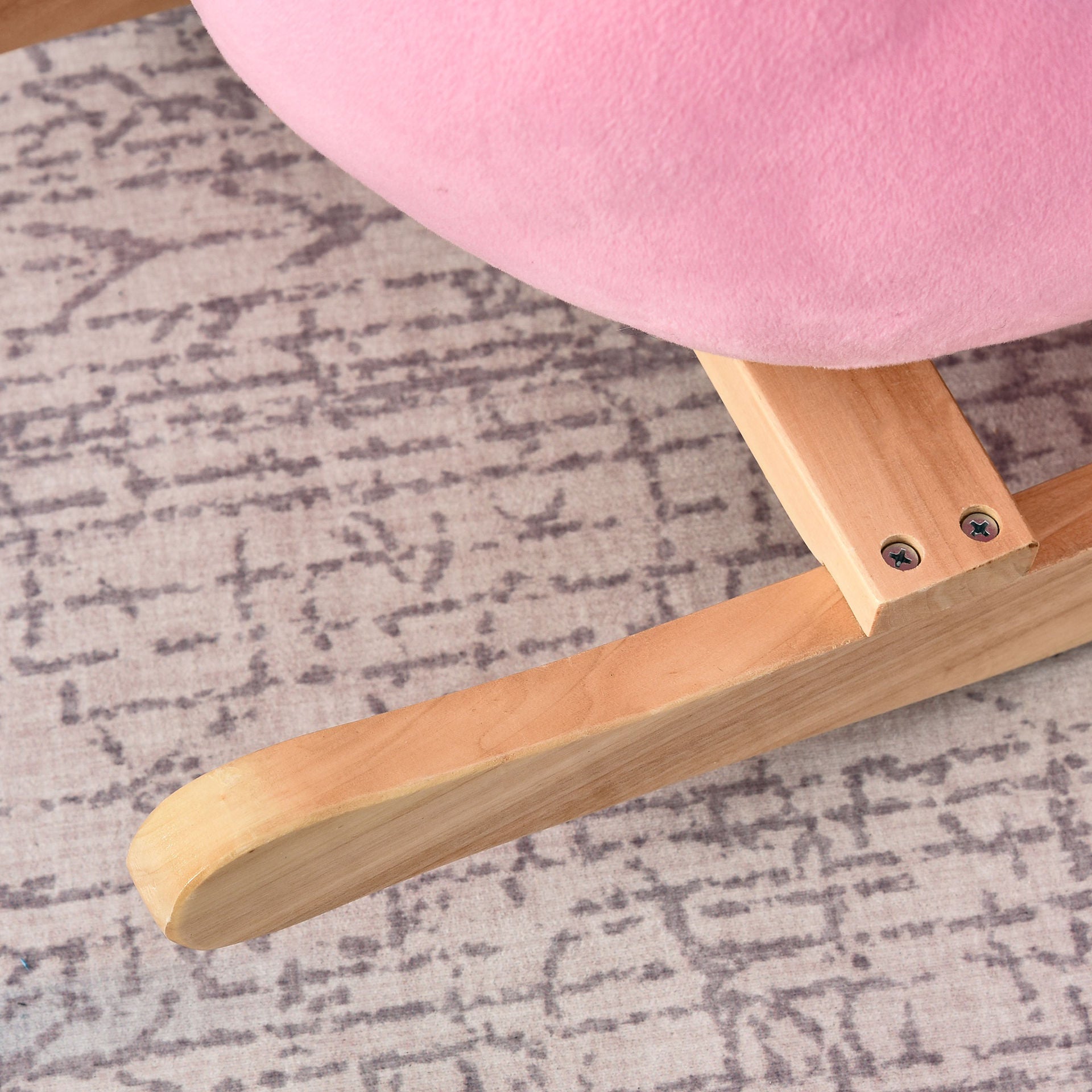 Nancy's Schort Rock Rocking Toy Flamingo - Roze - Pluche, Polypropyleen, Esp hout - 23,62 cm x 12,99 cm x 20,47 cm