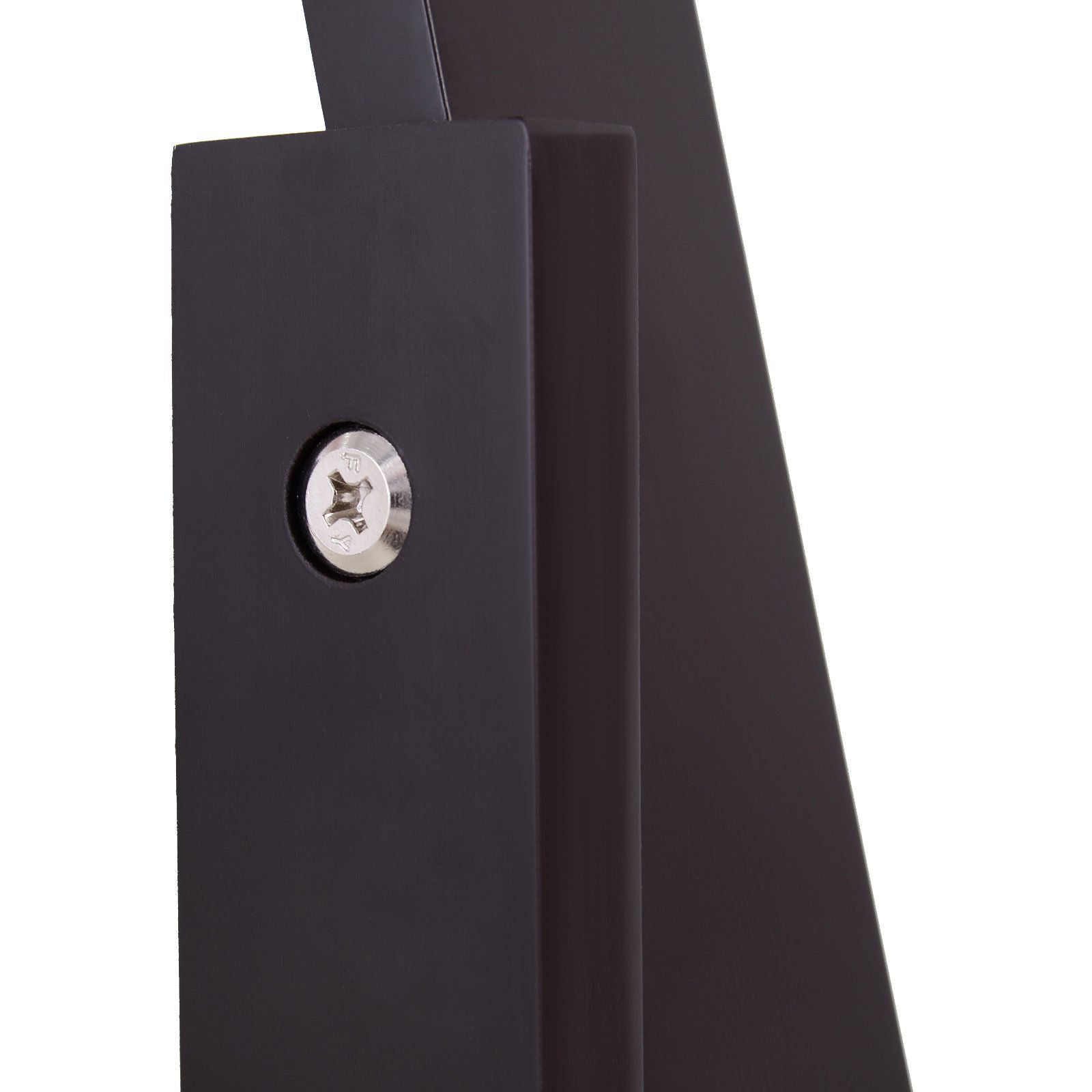 Nancy's Aquaforte Staande Spiegel - Zwart - Gefabriceerd Hout, Glas - 18,5 cm x 18,11 cm x 58,27 cm