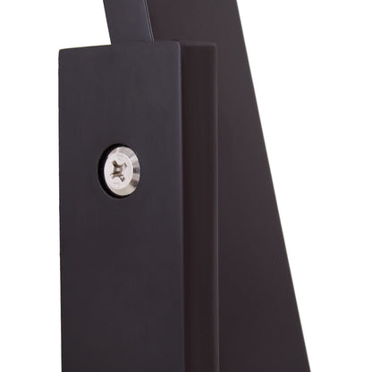 Nancy's Aquaforte Staande Spiegel - Zwart - Gefabriceerd Hout, Glas - 18,5 cm x 18,11 cm x 58,27 cm
