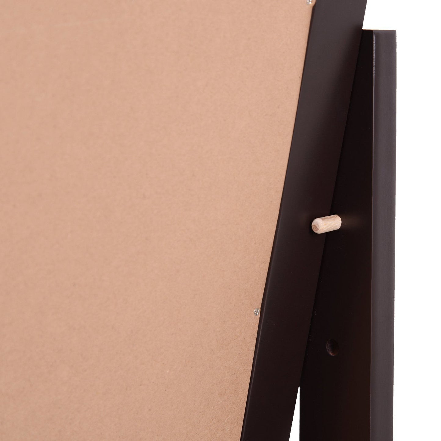Nancy's Aquaforte Staande Spiegel - Zwart - Gefabriceerd Hout, Glas - 18,5 cm x 18,11 cm x 58,27 cm