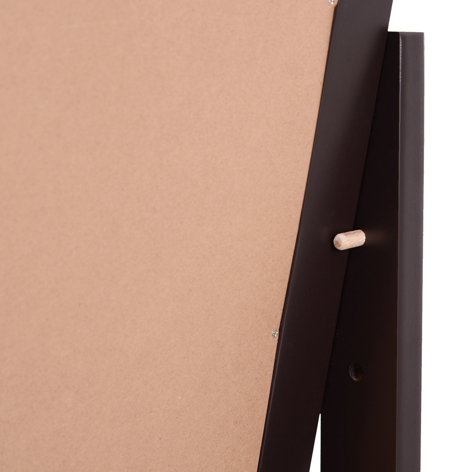 Nancy's Aquaforte Staande Spiegel - Zwart - Gefabriceerd Hout, Glas - 18,5 cm x 18,11 cm x 58,27 cm