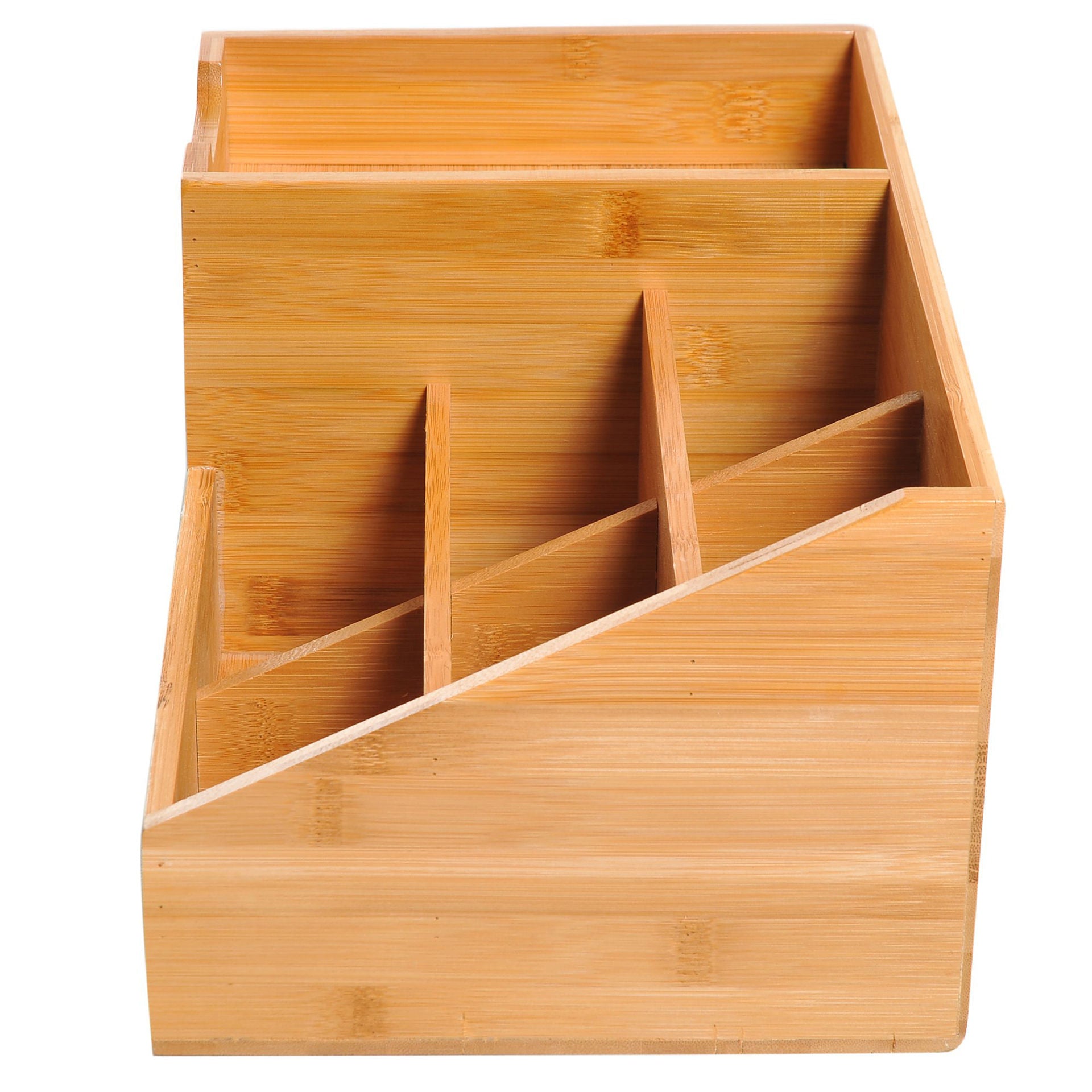 Nancy's Arch Gulch Bureau Organizer - Bureau Accessoires - Bamboe - ± 30 x 20 x 15 cm