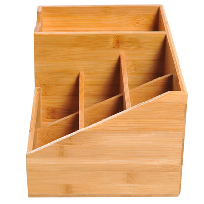 Nancy's Arch Gulch Bureau Organizer - Bureau Accessoires - Bamboe - ± 30 x 20 x 15 cm