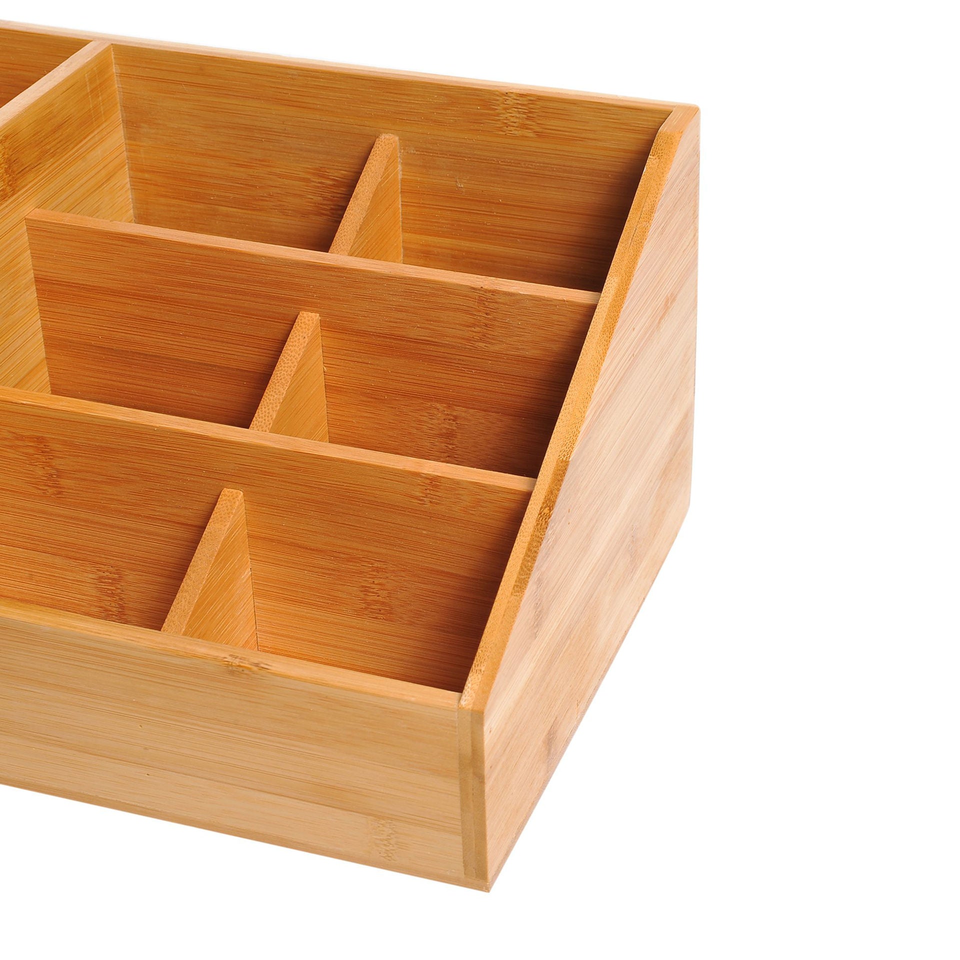 Nancy's Arch Gulch Bureau Organizer - Bureau Accessoires - Bamboe - ± 30 x 20 x 15 cm