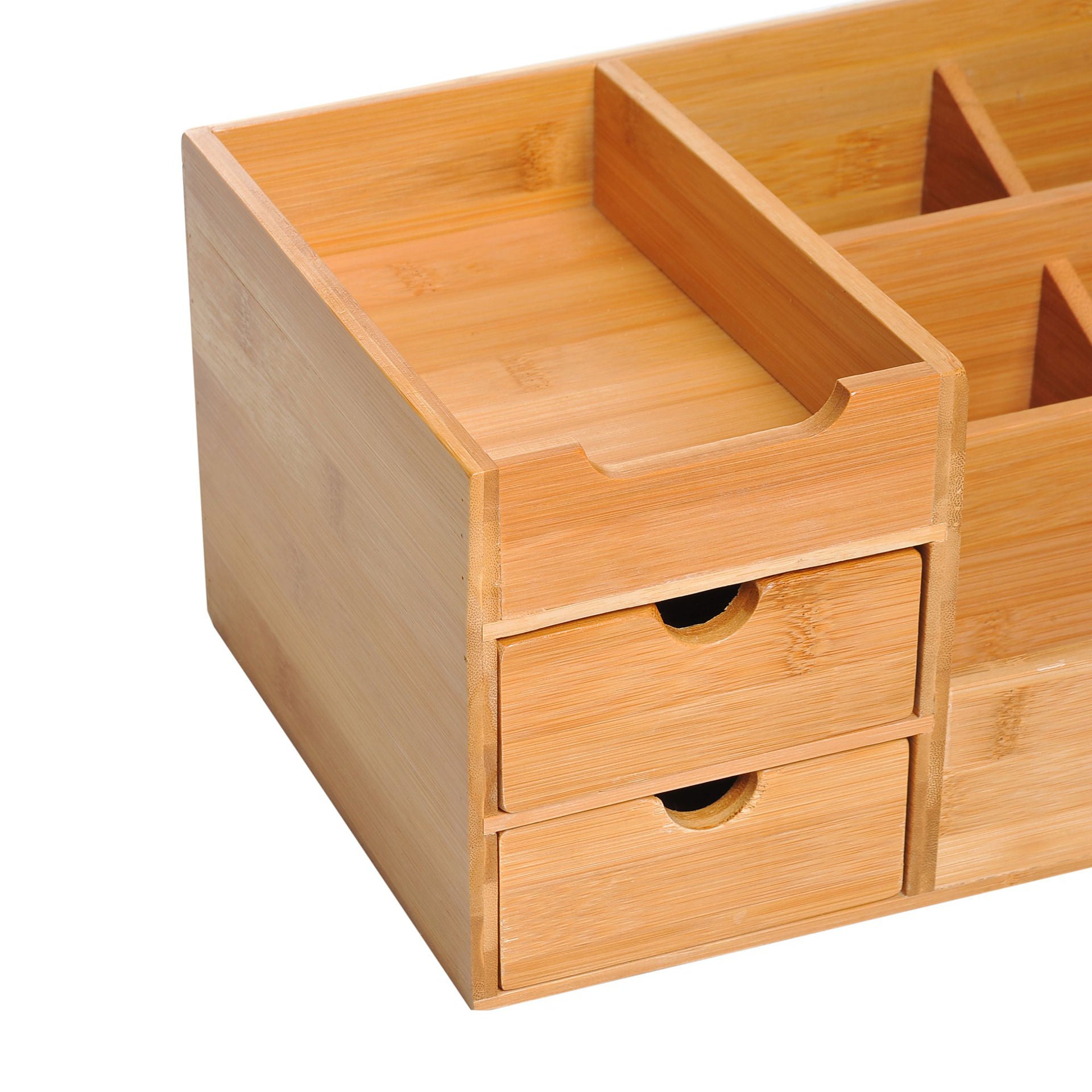 Nancy's Arch Gulch Bureau Organizer - Bureau Accessoires - Bamboe - ± 30 x 20 x 15 cm