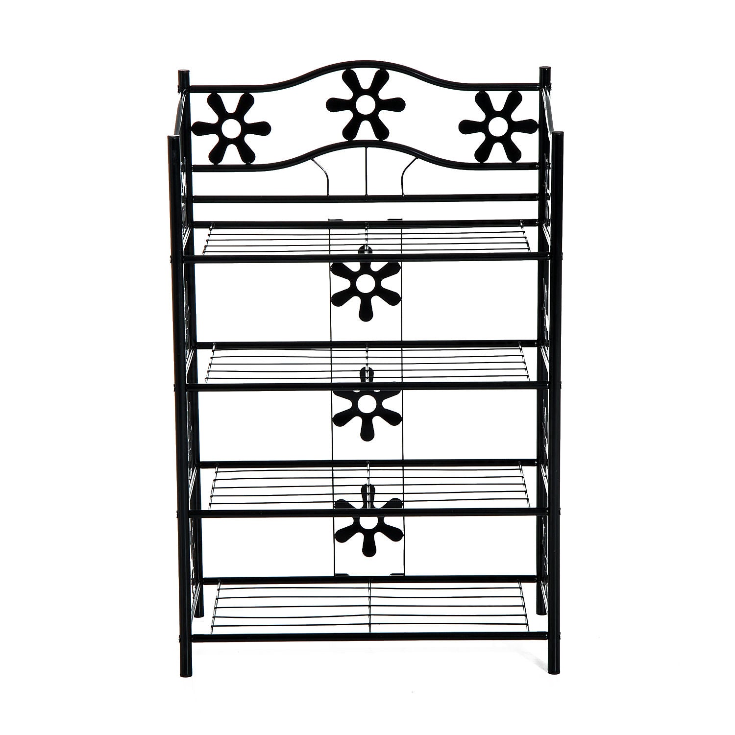 Nancy's Arcol Bay Schoenenrek - Schoenenkast - Zwart - Staal - ± 60 x 30 x 90 cm