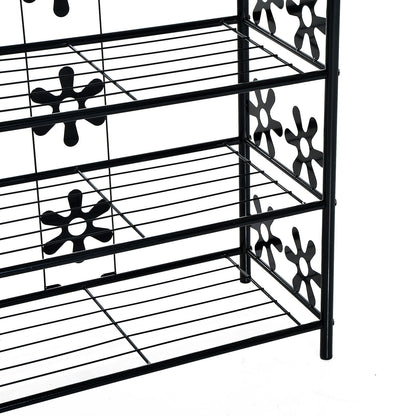 Nancy's Arcol Bay Schoenenrek - Schoenenkast - Zwart - Staal - ± 60 x 30 x 90 cm