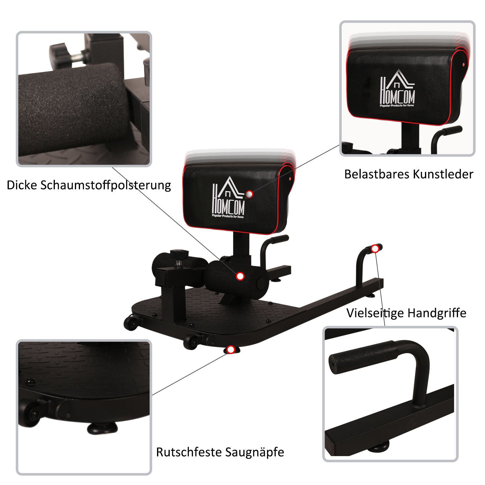 Nancy's Ardtrea Squat kniebuigspiertrainer - beentrainer buik- en bilspiertrainer - 3 in 1 trainer verstelbaar tot 120 kg