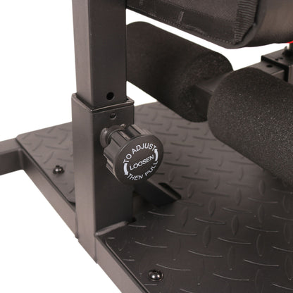Nancy's Ardtrea Squat kniebuigspiertrainer - beentrainer buik- en bilspiertrainer - 3 in 1 trainer verstelbaar tot 120 kg