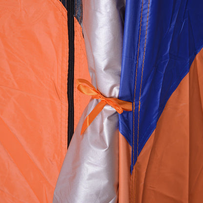 Nancy's Arisaig Dubbelwandige Tent - Oranje, Blauw - Polyester, Glasvezel, Stof - 110,24 cm x 110,24 cm x 66,93 cm