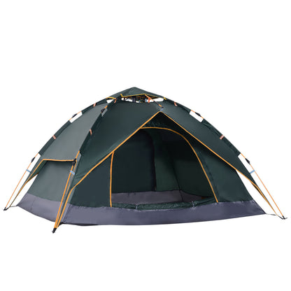 Nancy's Ariss Double Camping Tent - Groen - Polyester, Glasvezel - 82,68 cm x 82,68 cm x 55,12 cm