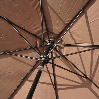 Nancy's Arkona Tuinparasol - Zonnescherm - Zwart - Ø 300 cm