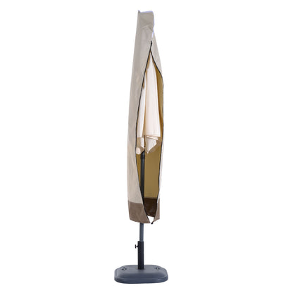 Housse de protection Nancy's Arlington pour parasol - Crème, Marron - Tissu - Ø 50 cm