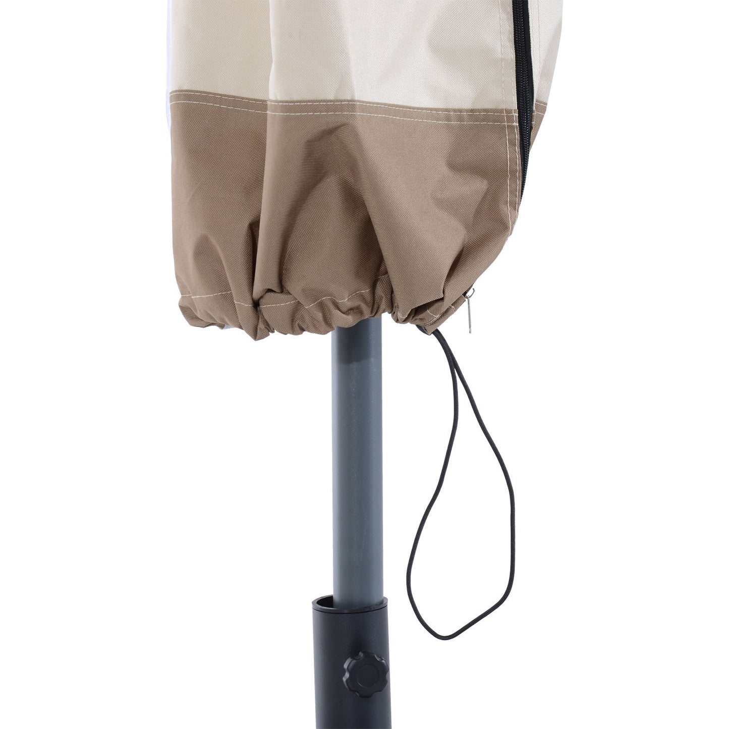 Housse de protection Nancy's Arlington pour parasol - Crème, Marron - Tissu - Ø 50 cm
