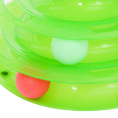 Nancy's Armadale Speeltoren kattenspeeltje met 3 ballen diervriendelijk plastic