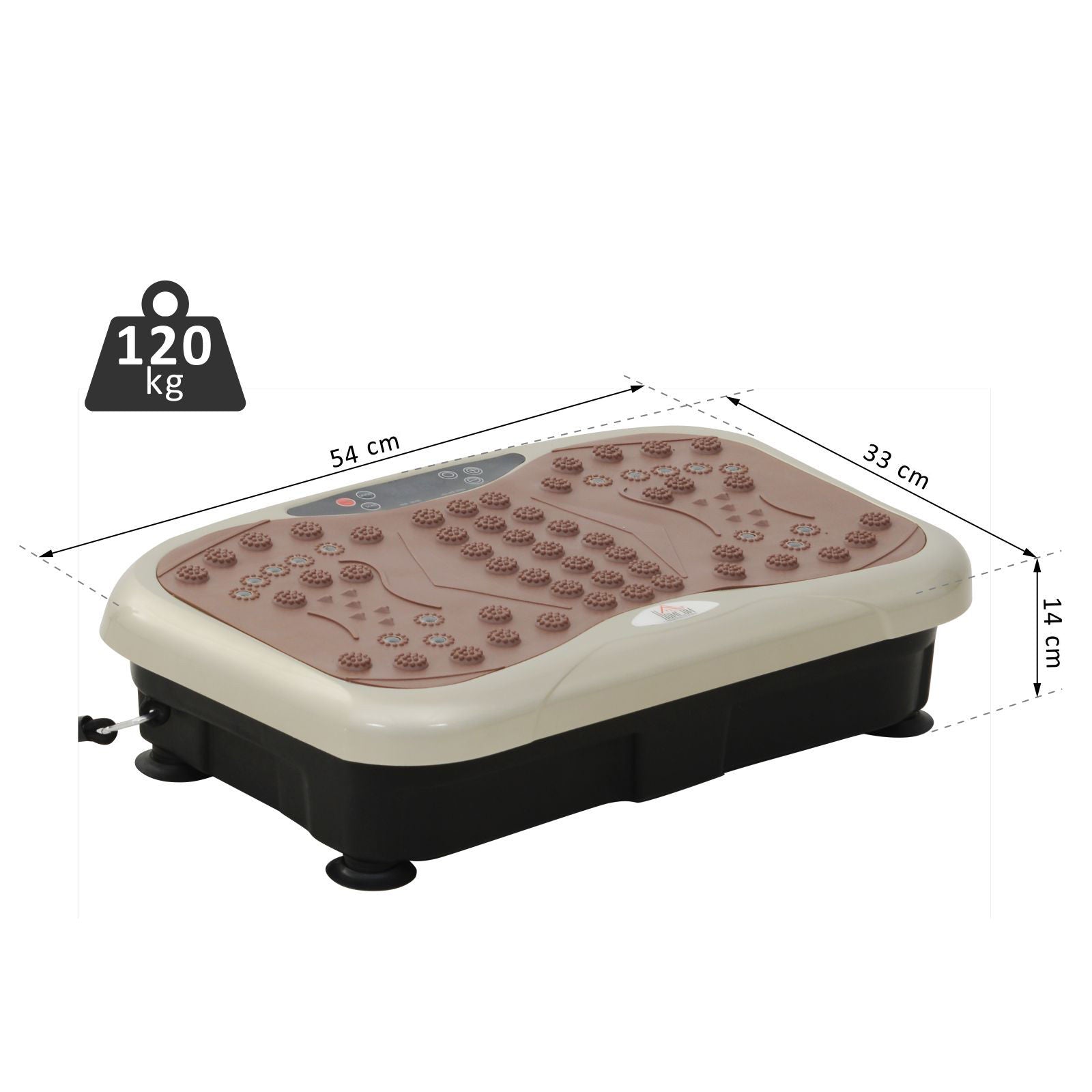 Nancy's Armow Trilplaat - Trilapparaat - Fitnesstrainer - Vibratietrainer - LED-scherm - Muziekfunctie