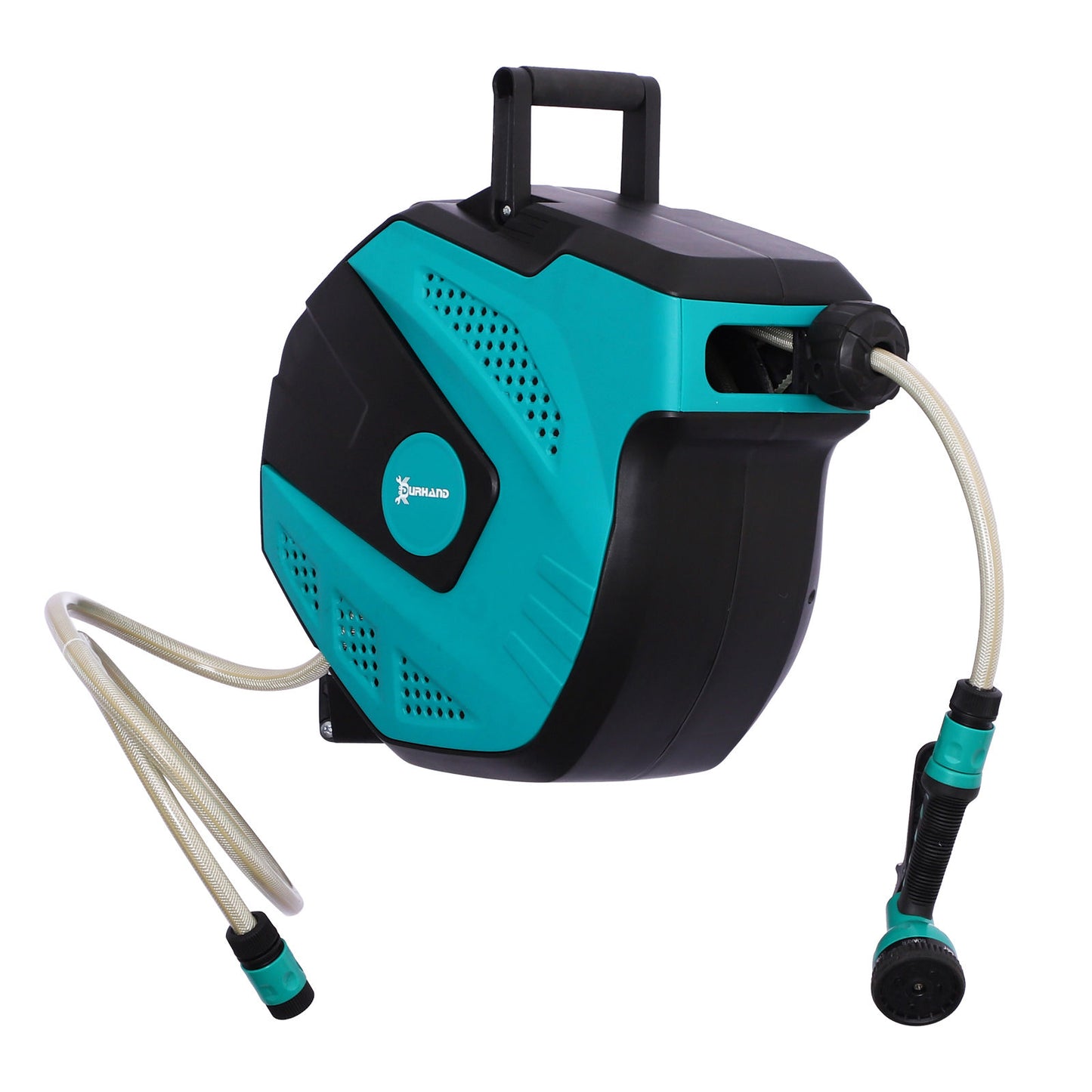 Nancy's Armsdale Garden hose holder - Hose reel - 180° rotatable with multi-shower, - Frost protection - 15 meters