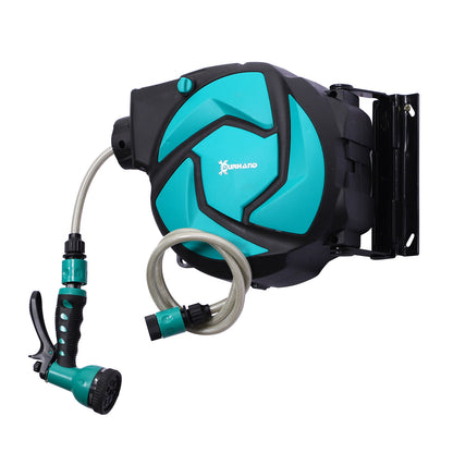 Nancy's Armstrong Tuinslanghaspel, slanghaspel, 180° draaibaar met multi-shower, vorstbeveiliging, 10 meter