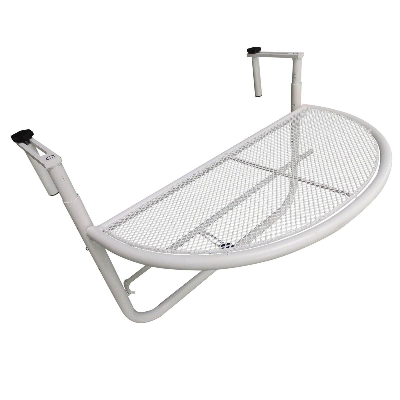 Nancy's Arntfield Balkon Hangtafel - Wit - Metaal - 45 x 60 x 50 cm