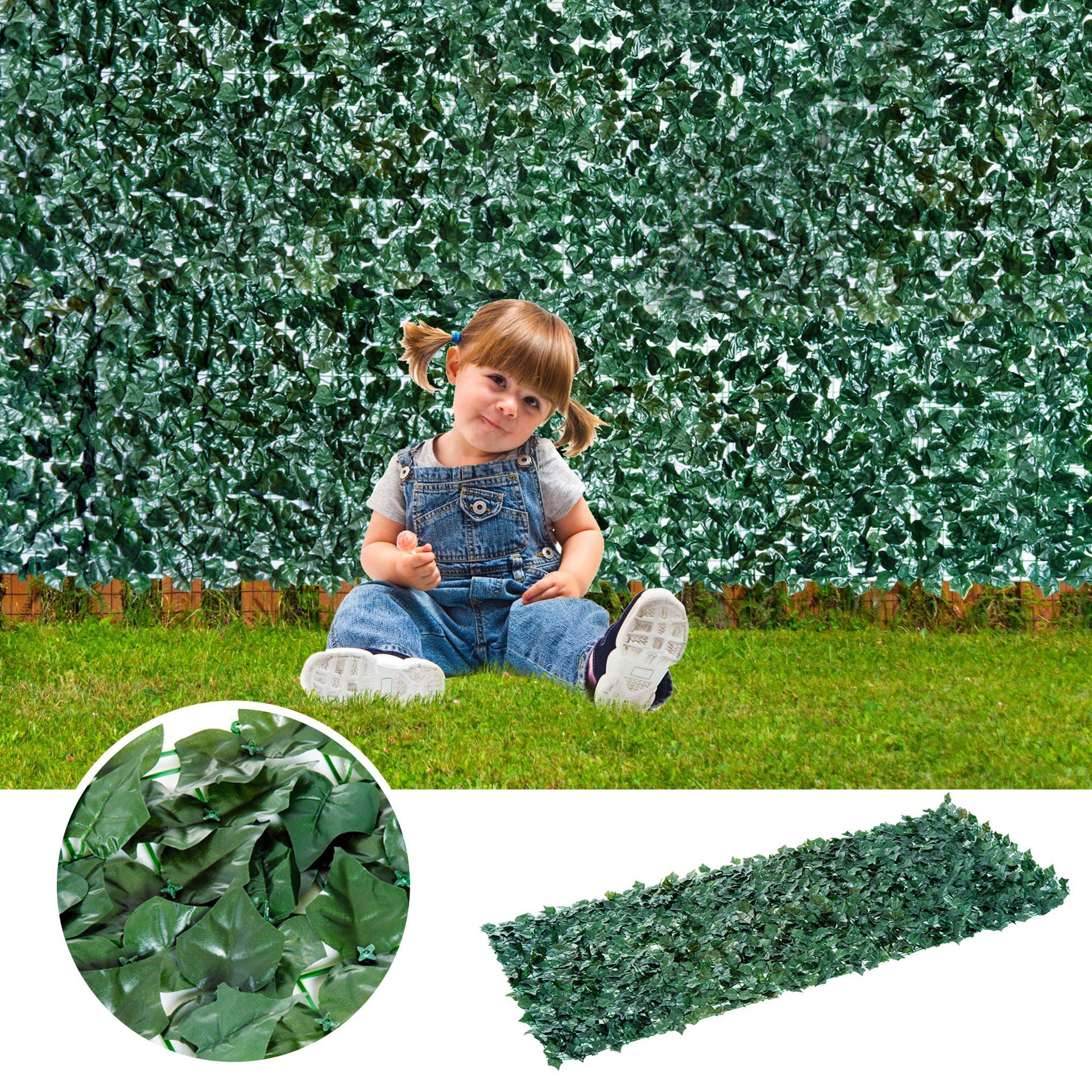 Nancy's Asati Artificial Hedge - Green - Fabric, Pe - 118.11 cm x 39.37 cm x cm