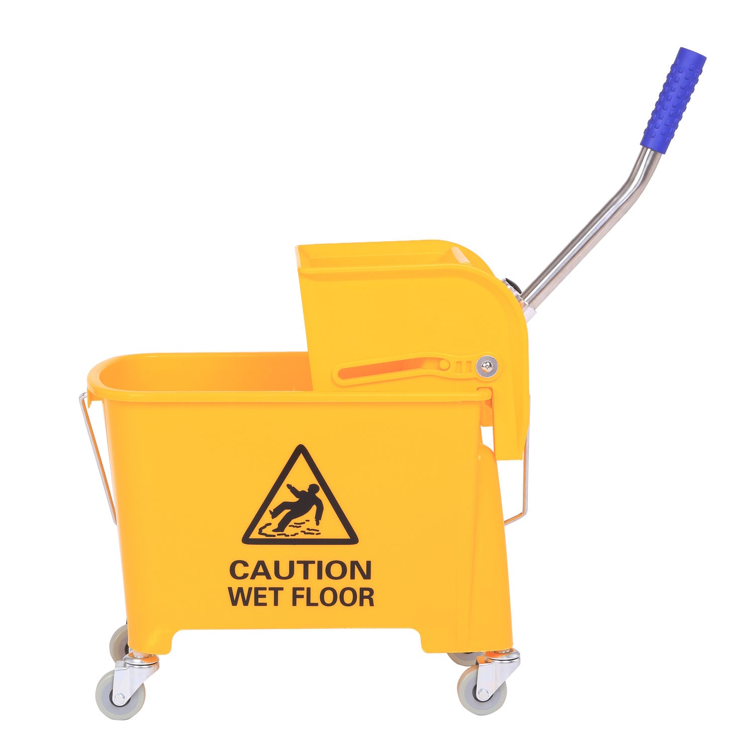 Nancy's Ash's Rock Cleaning trolley - Cleaning trolley 20 liters - Mop trolley with press and 2 compartments