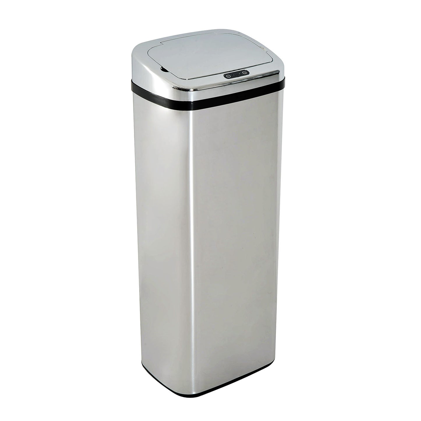 Nancy's Aspdin Sensor Afvalbak - Prullenbank met Sensor - Afvalemmer - Zilver - RVS - 50 Liter