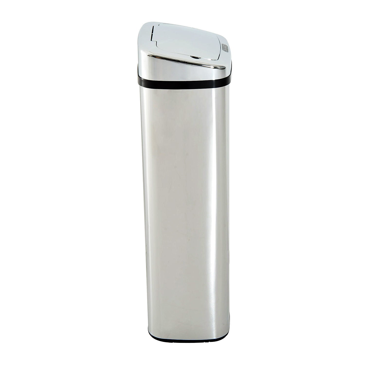 Nancy's Aspdin Sensor Afvalbak - Prullenbank met Sensor - Afvalemmer - Zilver - RVS - 50 Liter
