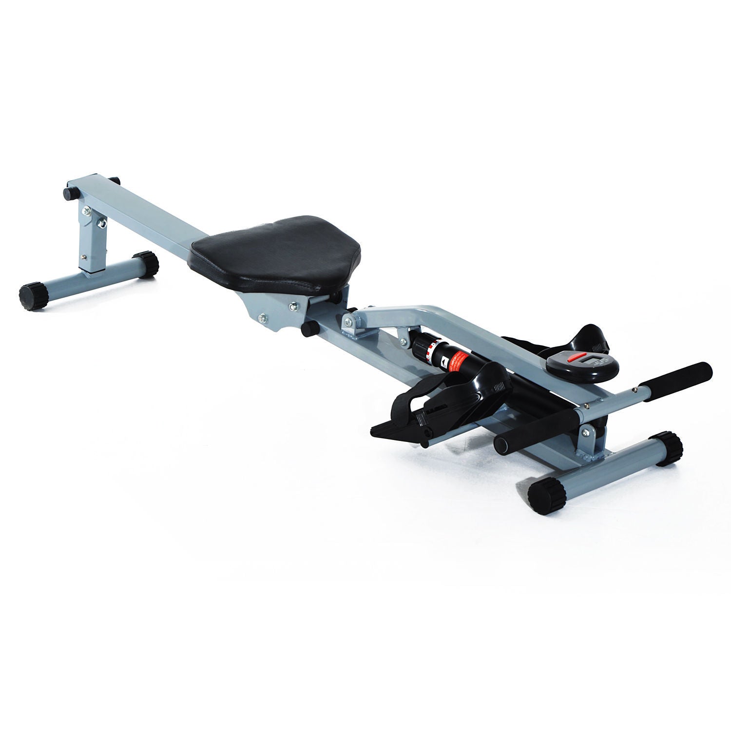 Nancy's Ass Point Roeiapparaat - Roeier - LCD-Display - Instelbare Trainingsintensiteit - Zwart / Grijs