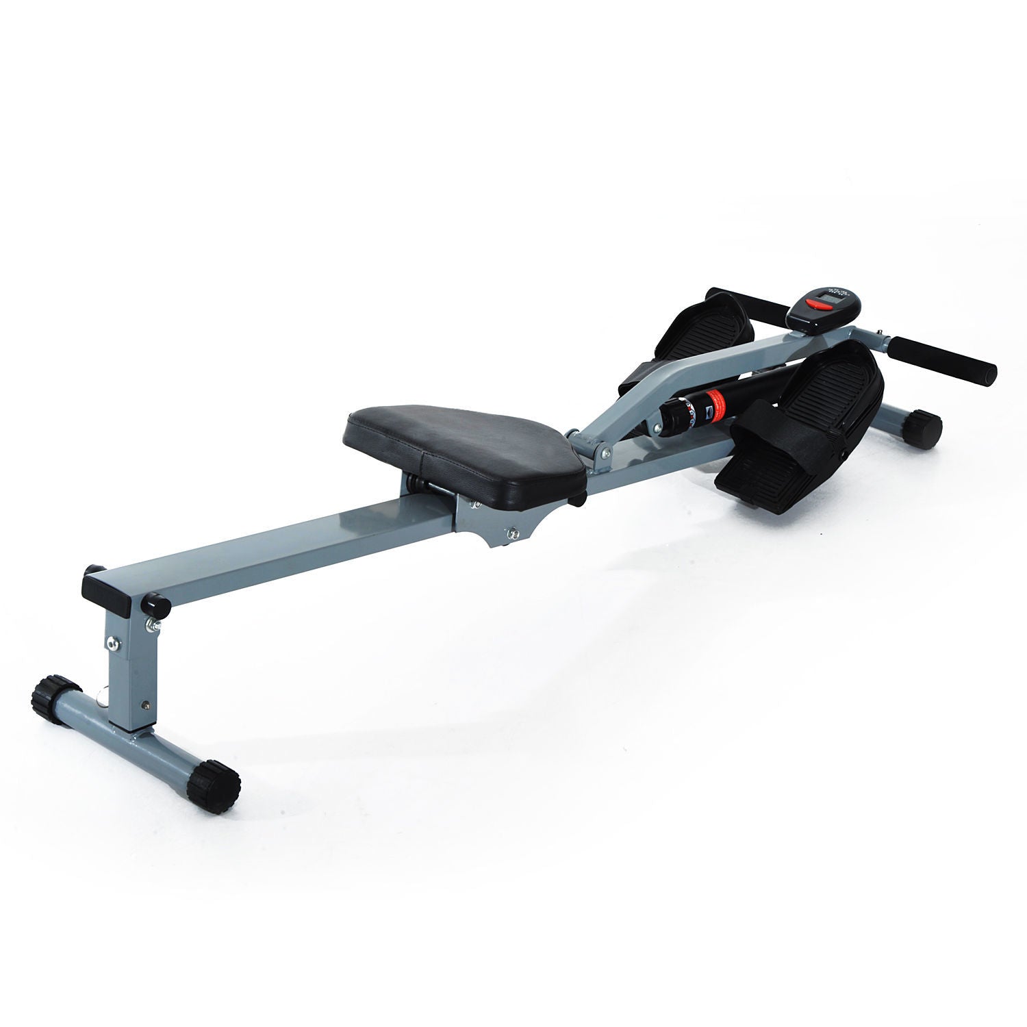 Nancy's Ass Point Roeiapparaat - Roeier - LCD-Display - Instelbare Trainingsintensiteit - Zwart / Grijs