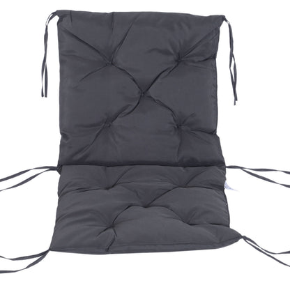 Nancy's Atherley Gestoffeerde Stoelkussen - Grijs - Oxford, Spons - 38,58 cm x 19,68 cm x 3,14 cm