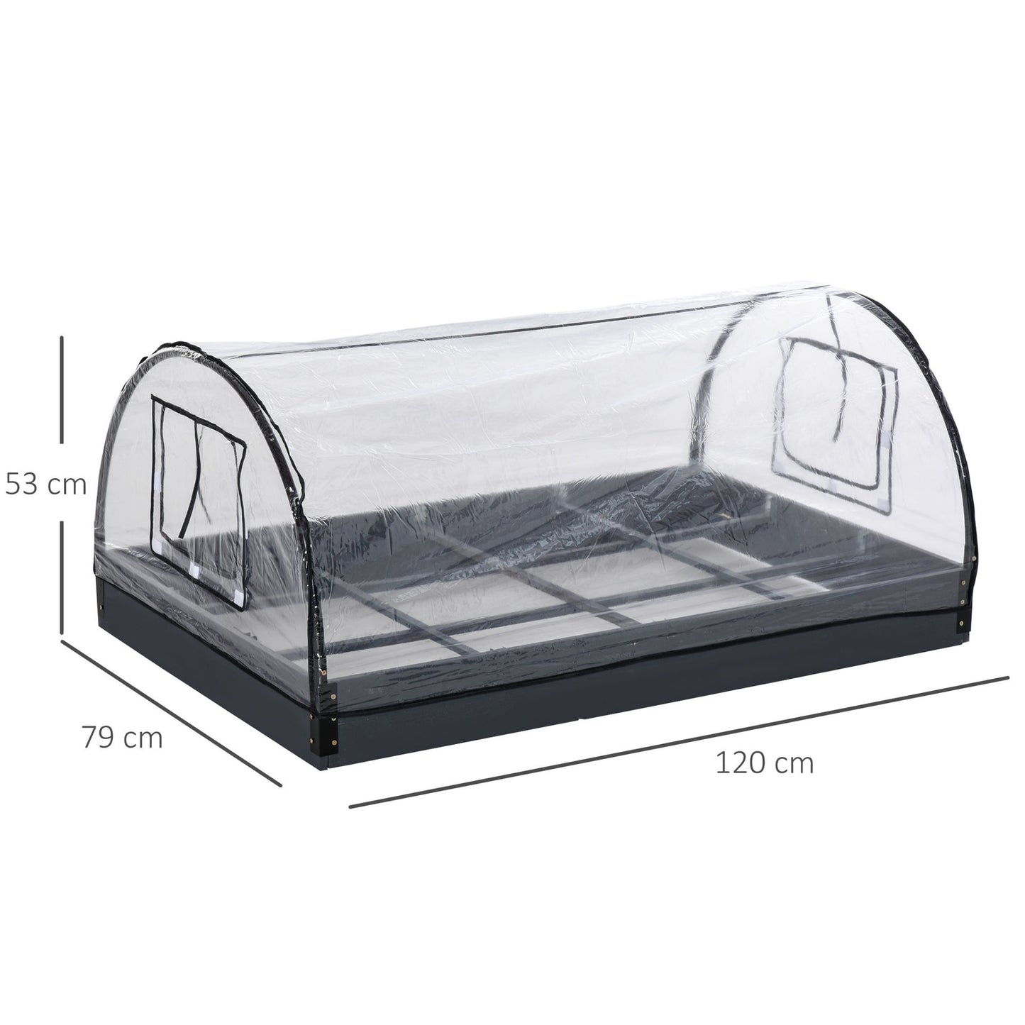 Nancy's Aulds Cove Plantentunnel - Kweekkas - Plantenkas - ± 120 x 80 x 50 cm