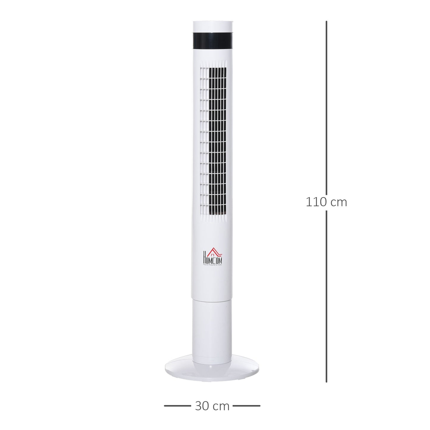 Ventilateur tour Nancy's Aultsville avec télécommande - 3 modes et vitesses - Fonction minuterie - Blanc