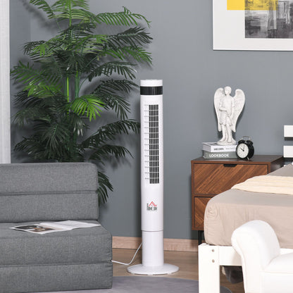 Nancy's Aultsville Torenventilator Met Afstandsbediening - 3 Modi en Snelheden - Timerfunctie - Wit