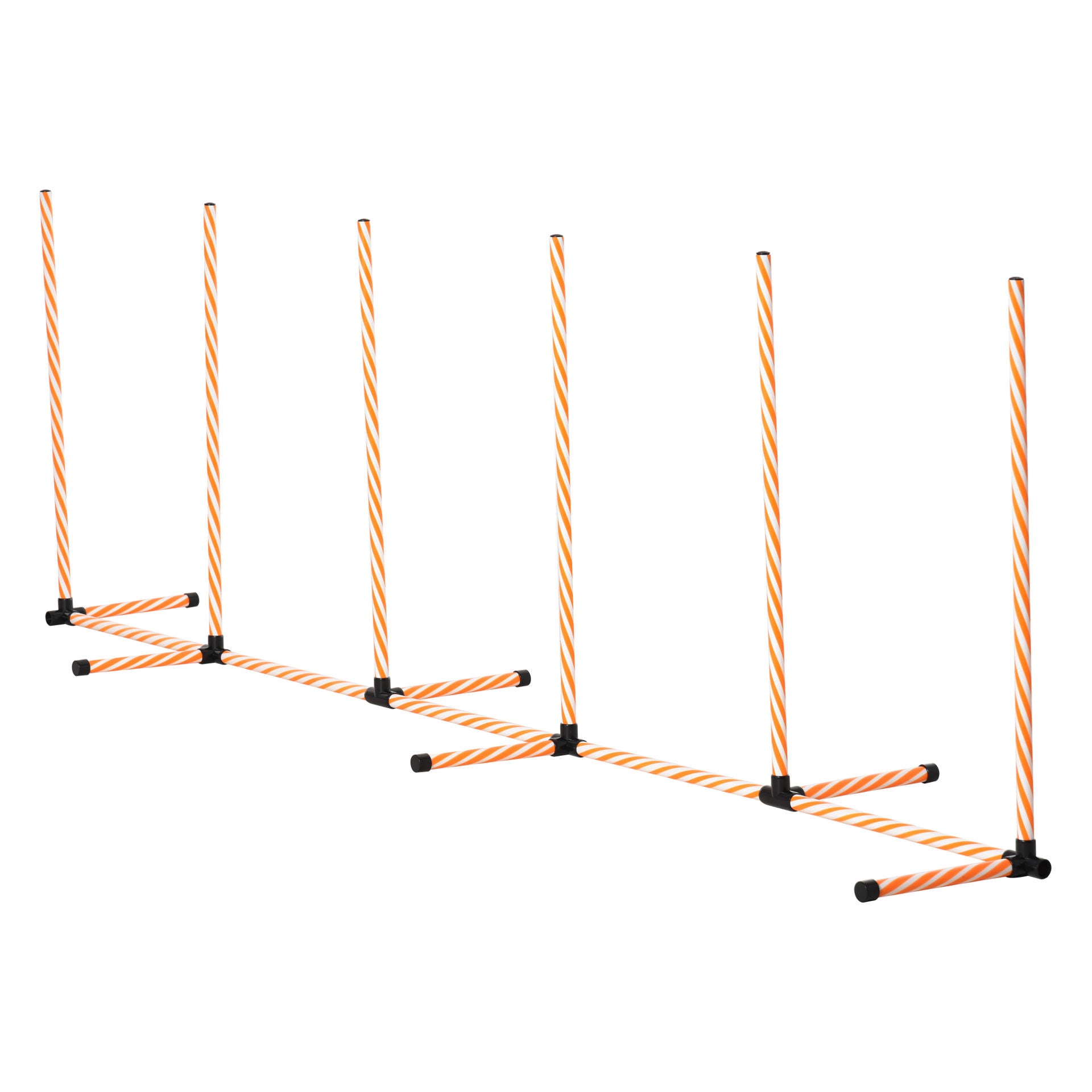 Nancy's Ax Creek Agility Set, 5-piece, with jumping hoop, tunnel, jumping obstacle, slalom poles, ground frame, carrying bag
