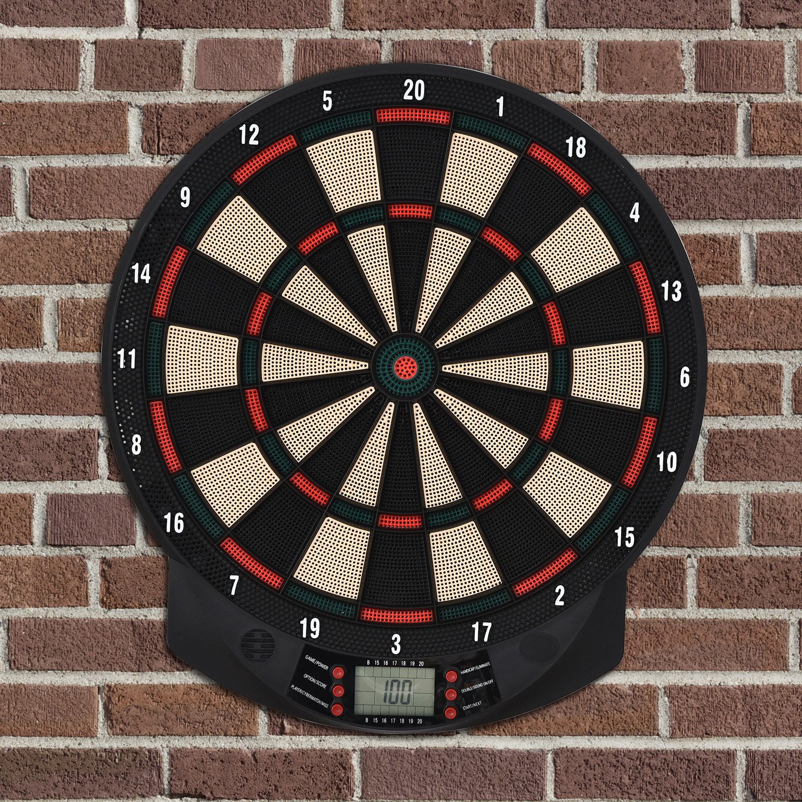 Nancy's Aces Lake Electronic dartboard with 6 darts, 30 dart heads, 26 games and 185 scoring options for 8 players, Sound effects