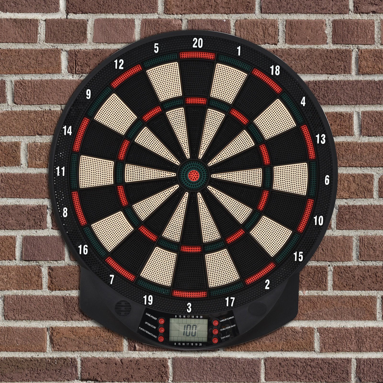 Nancy's Azen Lake Elektronisch Dartbord - LCD-Display - 26 Spellen - Inclusief Darts - Zwart