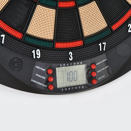 Nancy's Aces Lake Electronic dartboard with 6 darts, 30 dart heads, 26 games and 185 scoring options for 8 players, Sound effects