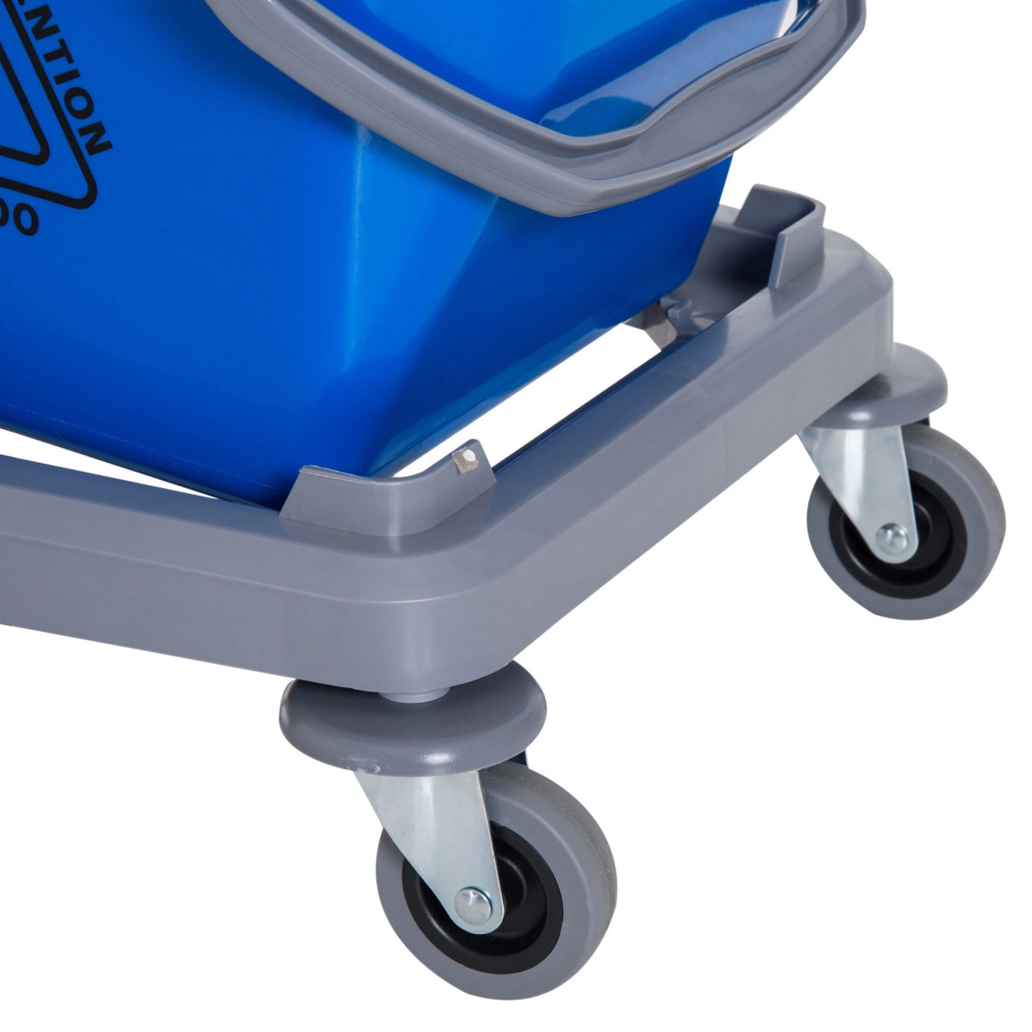 Nancy's B Lake Cleaning Trolley - Cleaning trolley with 2 buckets - Mop trolley with 4 swivel wheels