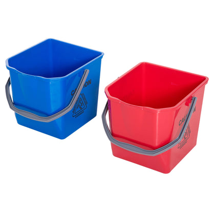 Nancy's B Lake Cleaning Trolley - Cleaning trolley with 2 buckets - Mop trolley with 4 swivel wheels