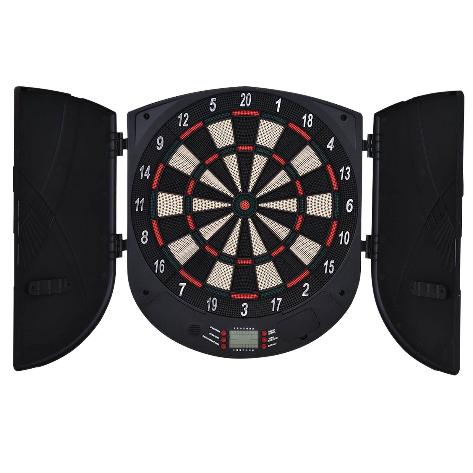 Nancy's Babies Bay Electronic Dartboard - 8 Players - 26 Games - LCD Display - Black