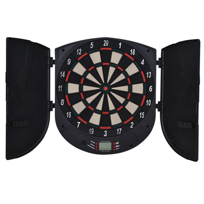 Nancy's Babies Bay Elektronisch Dartbord - 8 Spelers - 26 Spellen - LCD-Display - Zwart