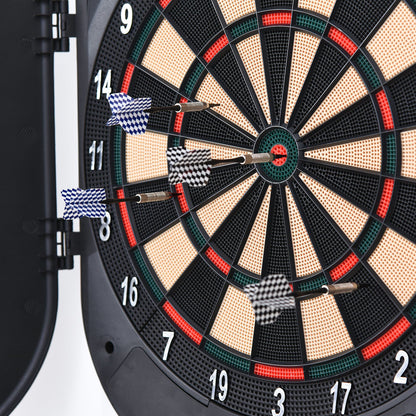 Nancy's Babies Bay Elektronisch Dartbord - 8 Spelers - 26 Spellen - LCD-Display - Zwart
